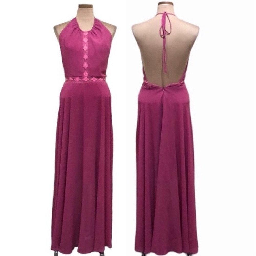 NWT Dress The Population Odette Dress Size 0 Hibiscus Pink